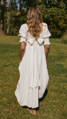 Cierra Midi Dress - White