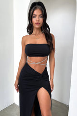 Zeilie Midi Dress - Black