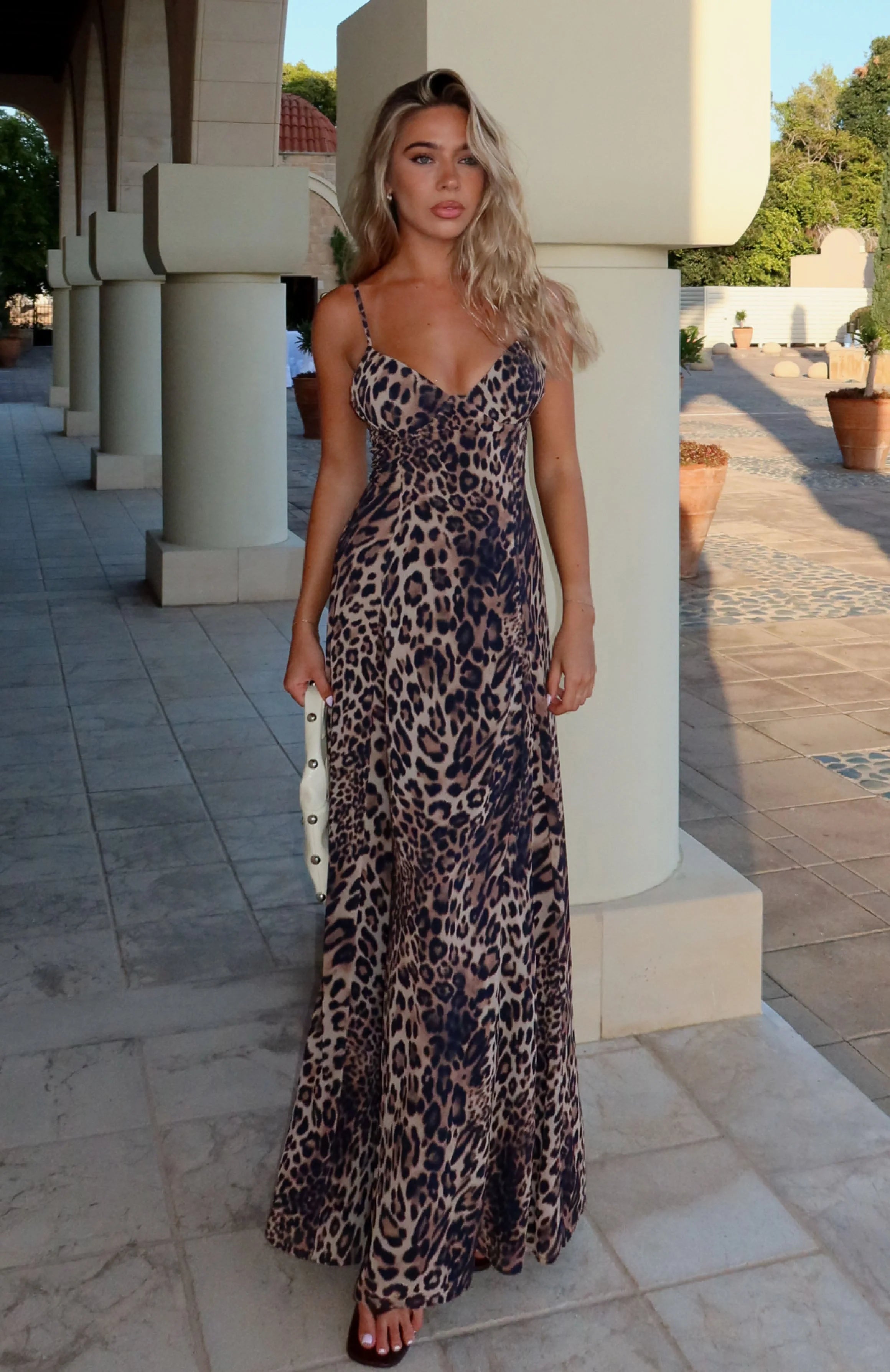 A Day In Nice Maxi Dress Leopard